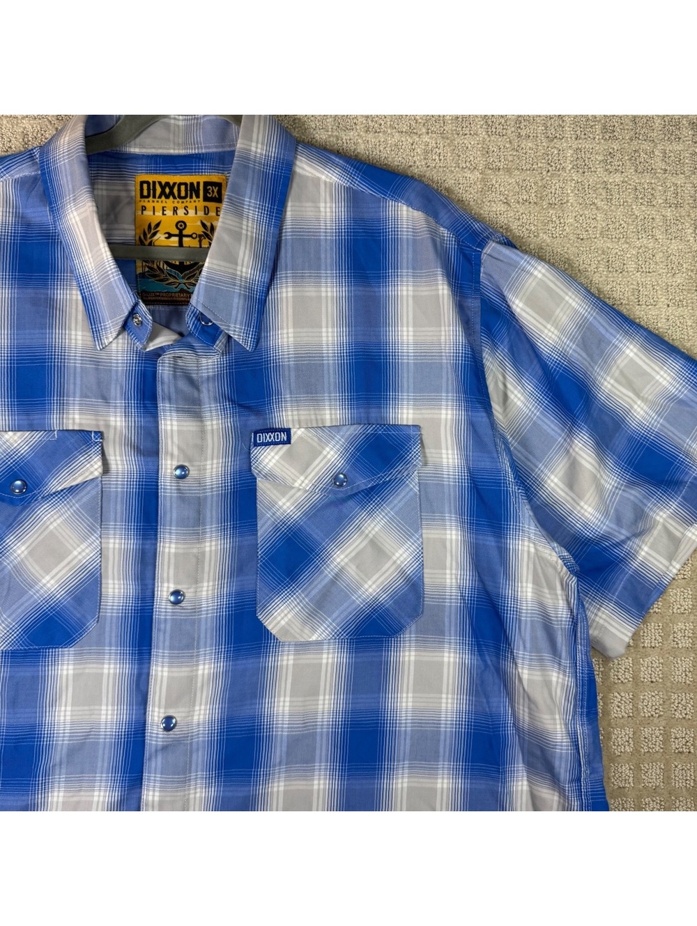 Dixxon Pier Side Pearl Snap Shirt Size 3XL Plaid